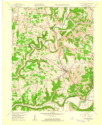 Mount Washington 1959 topographic map thumbnail