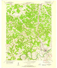 Munfordville 1953 topographic map thumbnail