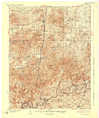 Munfordville 1937 topographic map thumbnail
