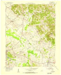 Nebo 1954 topographic map thumbnail