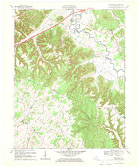 Nelsonville 1967 topographic map thumbnail