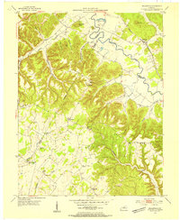 Nelsonville 1953 topographic map thumbnail