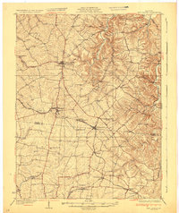 New Castle 1932 topographic map thumbnail