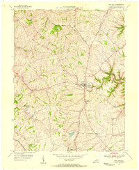New Castle 1954 topographic map thumbnail