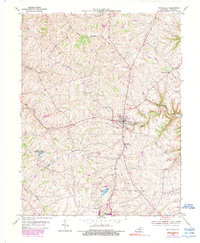 New Castle 1954 topographic map thumbnail