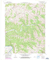 New Liberty 1950 topographic map thumbnail
