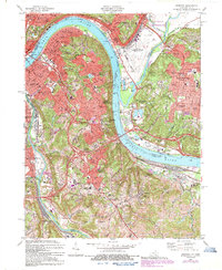Newport 1983 topographic map thumbnail