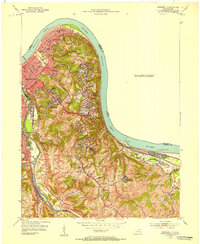 Newport 1952 topographic map thumbnail