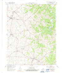 North Pleasureville 1954 topographic map thumbnail