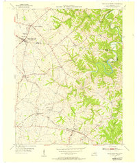 North Pleasureville 1954 topographic map thumbnail