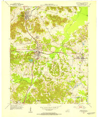 Nortonville 1953 topographic map thumbnail