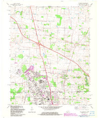 Oak Grove 1979 topographic map thumbnail