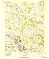 Oak Grove 1951 topographic map thumbnail