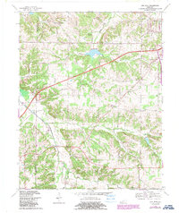 Oak Level 1969 topographic map preview
