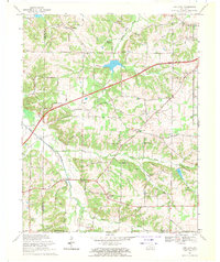Oak Level 1969 topographic map thumbnail