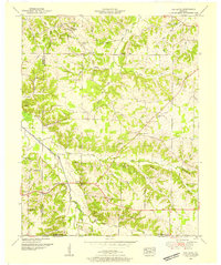 Oak Level 1951 topographic map preview