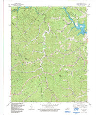 Oil Springs 1992 topographic map thumbnail