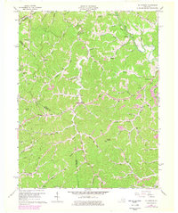 Oil Springs 1962 topographic map thumbnail