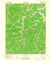 Oil Springs 1962 topographic map thumbnail