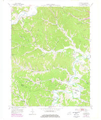 Oldtown 1953 topographic map thumbnail