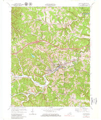 Olive Hill 1970 topographic map thumbnail