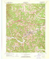 Olive Hill 1970 topographic map thumbnail