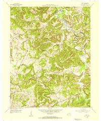 Olney 1954 topographic map thumbnail
