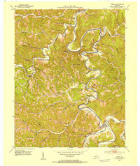 Oneida 1953 topographic map thumbnail