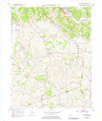 Orangeburg 1952 topographic map thumbnail