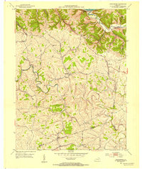 Orangeburg 1952 topographic map thumbnail