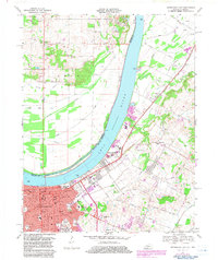 Owensboro East 1967 topographic map thumbnail