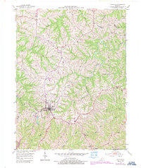 Owenton 1950 topographic map thumbnail