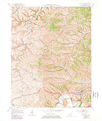 Owingsville 1952 topographic map thumbnail
