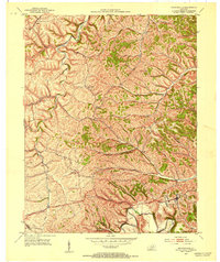 Owingsville 1952 topographic map thumbnail