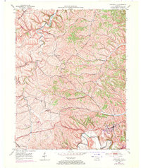 Owingsville 1952 topographic map thumbnail