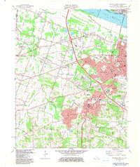 Paducah West 1982 topographic map thumbnail