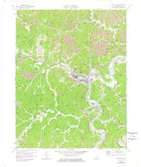 Paintsville 1971 topographic map thumbnail