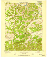 Panola 1952 topographic map thumbnail