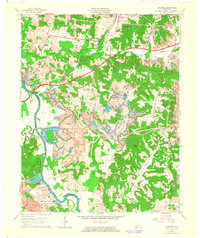 Paradise 1963 topographic map thumbnail