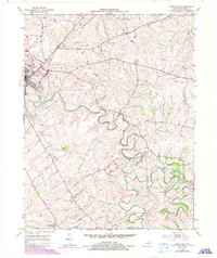 Paris East 1952 topographic map thumbnail