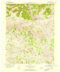 Park City 1954 topographic map thumbnail