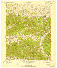 Parksville 1952 topographic map thumbnail