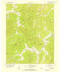 Parmleysville 1954 topographic map thumbnail