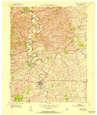 Perryville 1952 topographic map thumbnail