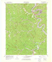 Pikeville 1978 topographic map thumbnail