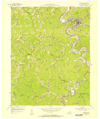 Pikeville 1954 topographic map thumbnail