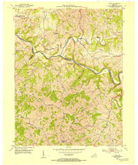 Piqua 1952 topographic map thumbnail
