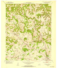 Pleasant Green Hill 1952 topographic map thumbnail