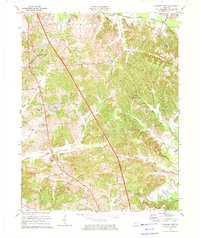 Pleasant Ridge 1973 topographic map thumbnail