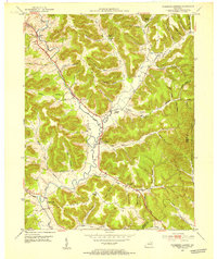 Plummers Landing 1951 topographic map thumbnail
